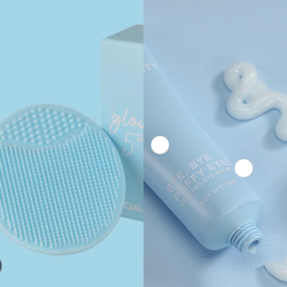 Glow in 5th Facial Cleansing Pad & Bye, Bye Puffy Eye Serum NIB